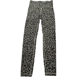 Athleta size small black and grey leopard, elation ultra high rise
